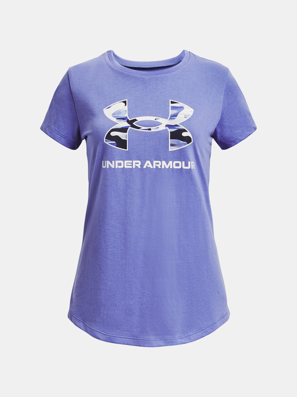 Under Armour T-Shirt UA SPORTSTYLE LOGO SS-BLU - Girls