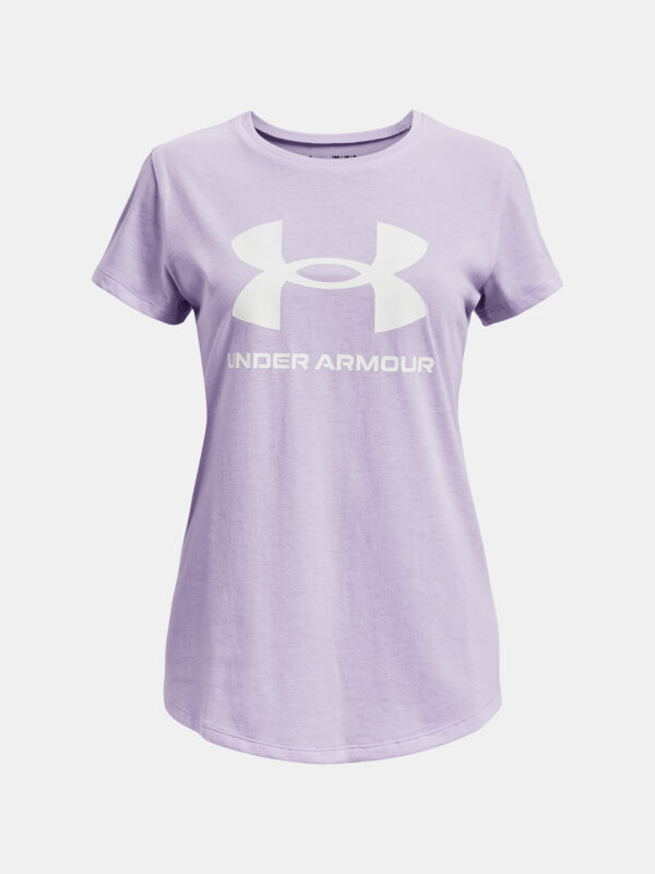 Under Armour T-Shirt UA SPORTSTYLE LOGO SS-PPL - Girls