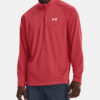 Under Armour T-Shirt UA STREAKER HALF ZIP-RED - Men