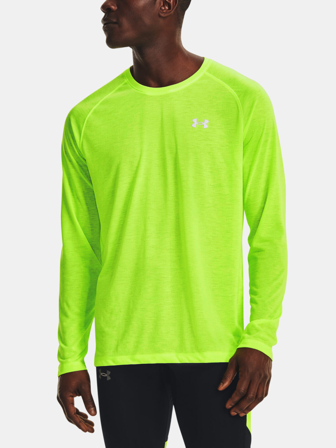 Under Armour T-Shirt UA STREAKER LONG SLEEVE-GRN - Men