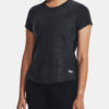 Under Armour T-Shirt UA Streaker Speed Camo SS-BLK - Women
