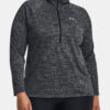 Under Armour T-Shirt UA Tech 1/2 Zip - Twist&-BLK - Women