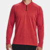 Under Armour T-Shirt UA Tech 2.0 Novelty 1/4 Zip-RED - Men