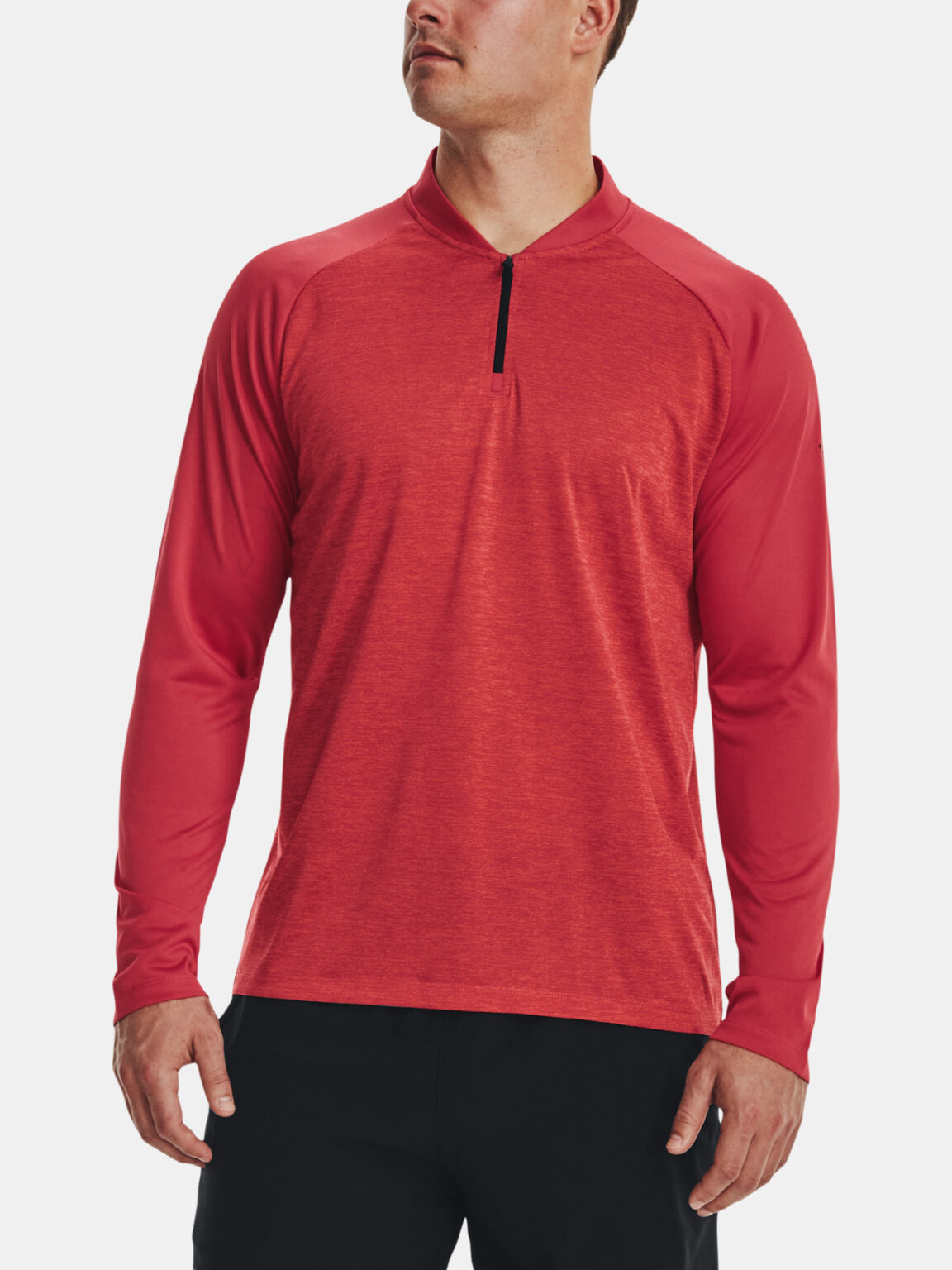 Under Armour T-Shirt UA Tech 2.0 Novelty 1/4 Zip-RED - Men