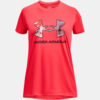 Under Armour T-Shirt UA Tech Print BL SSC-RED - Girls