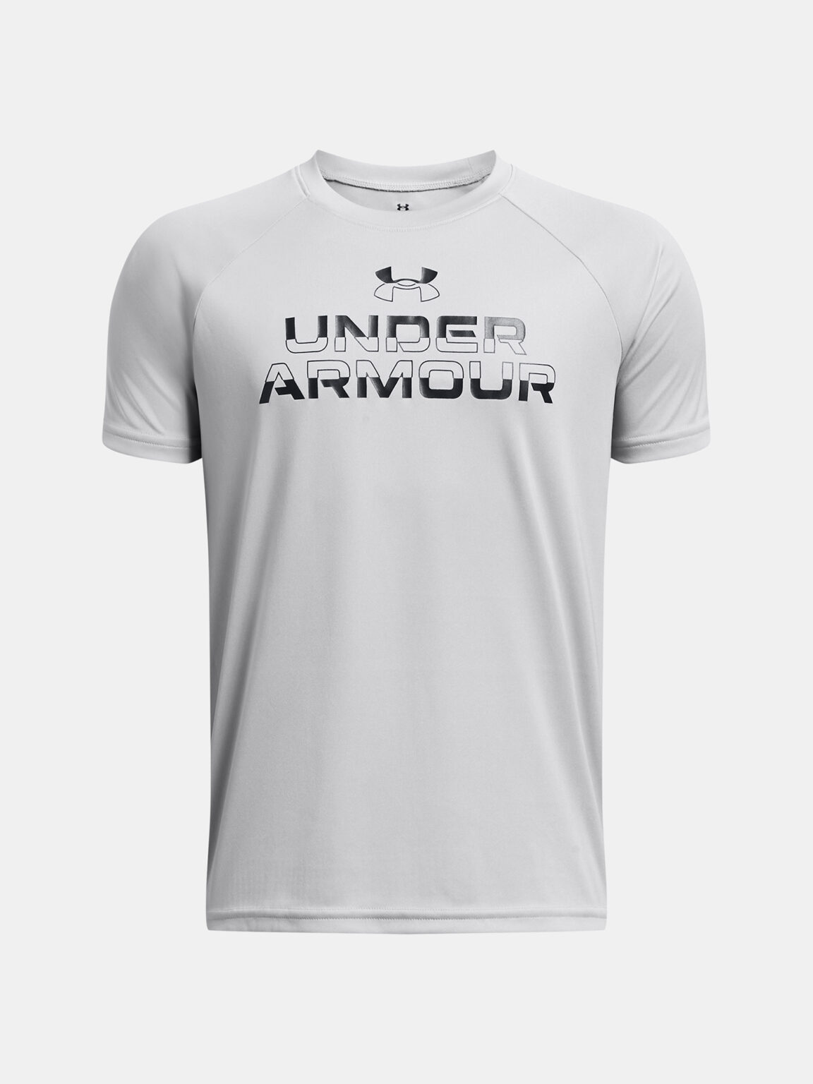 Under Armour T-Shirt UA Tech Split Wordmark SS-GRY - Boys