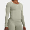 Under Armour T-Shirt UA Train Seamless LS-GRN - Women