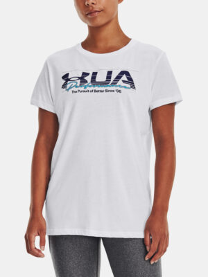 Under Armour T-Shirt UA VINTAGE PERFORMANCE SS-WHT - Women Under Armour T-Shirt UA VINTAGE PERFORMANCE SS-WHT - Women