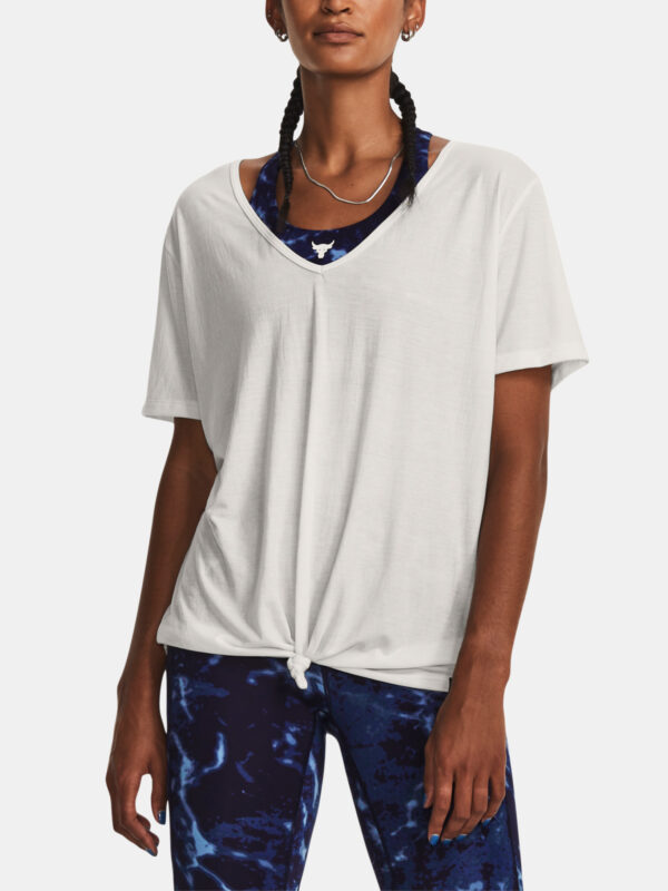 Under Armour T-shirt Pjt Rck Completer Deep V T-GRN - Women's