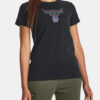 Under Armour T-shirt Pjt Rck Nght Shft SS HW Q4-BLK - Women's