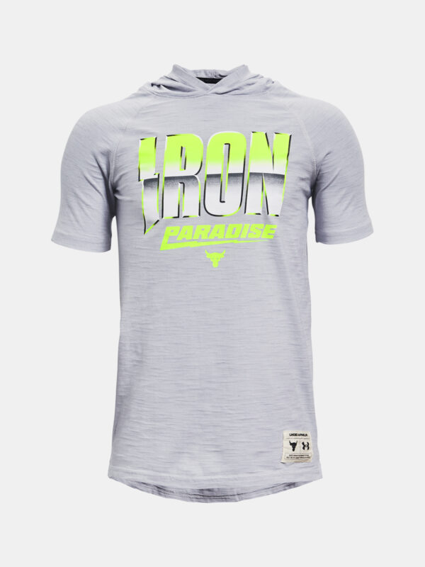 Under Armour T-shirt Project Rock Cc Ss Hdy-Gry - Boys