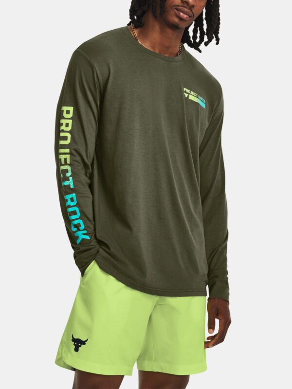 Under Armour T-shirt UA PJT ROCK BRAHMA LS-GRN - Men's