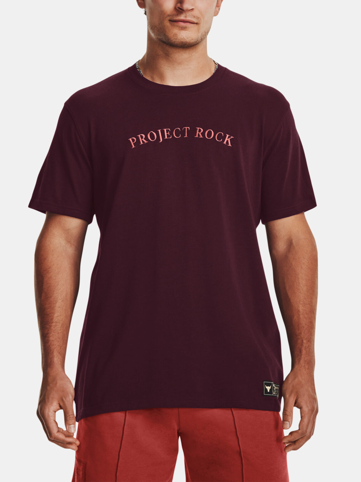 Under Armour T-shirt UA PJT ROCK CREST HW SS-MRN - Men's