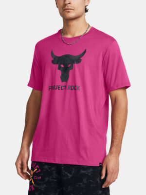 Under Armour T-shirt UA Pjt Rck Payoff Graphc SS-PNK - Men's