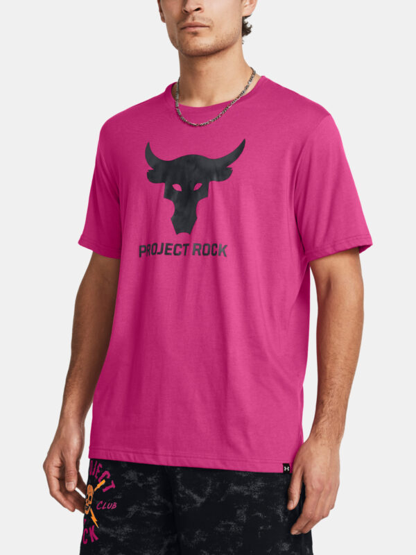 Under Armour T-shirt UA Pjt Rck Payoff Graphc SS-PNK - Men's
