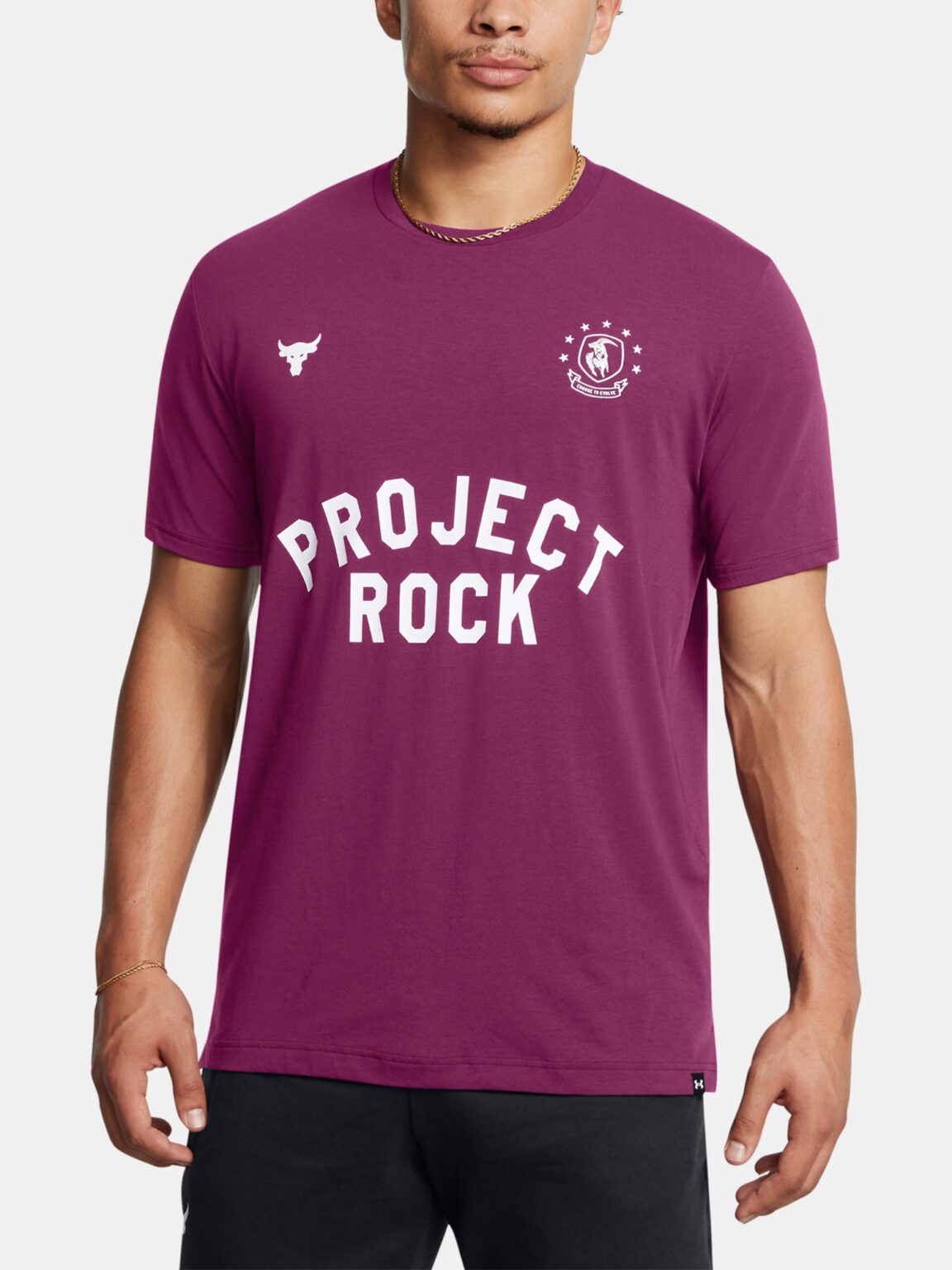 Under Armour T-shirt UA Pjt Rck SS BOH-PPL - Men