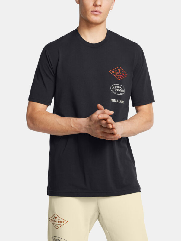 Under Armour T-shirt UA Pjt Rck SS Tools-BLK - Men's