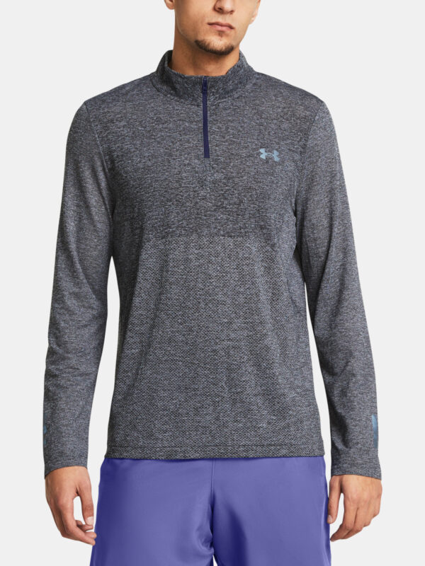 Under Armour T-shirt UA SEAMLESS STRIDE 1/4 ZIP-PPL - Men's