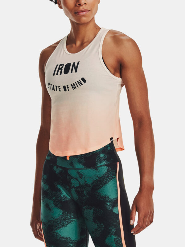 Under Armour Tank Top Pjt Rck State of Mind Tnk-WHT - Women's