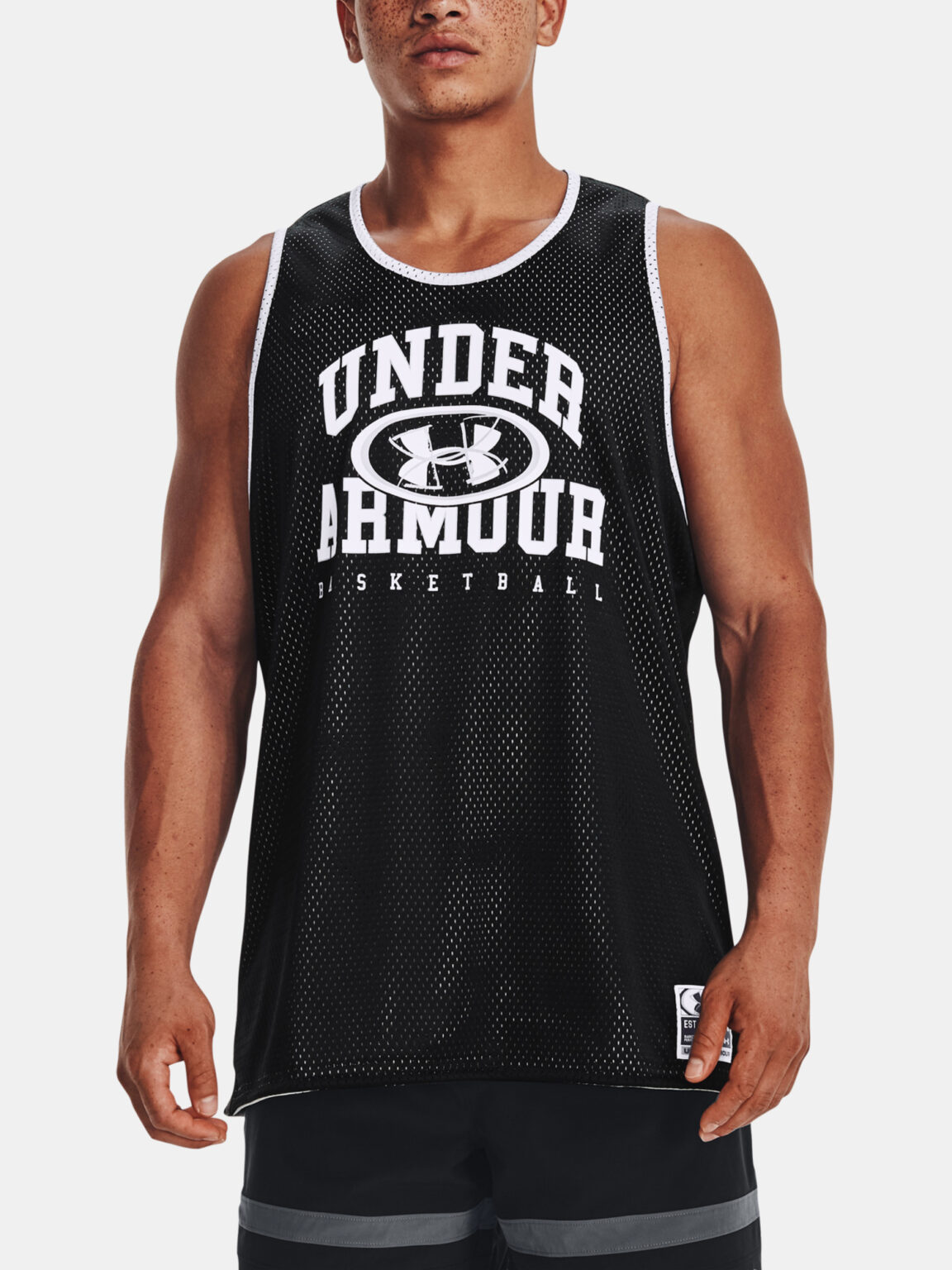 Under Armour Tank Top UA Baseline Reverse JSY-BLK - Férfi