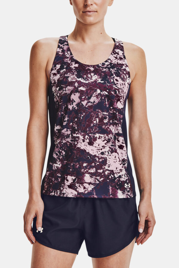 Under Armour Tank Top UA Fly By Printed Tank-PNK - Women