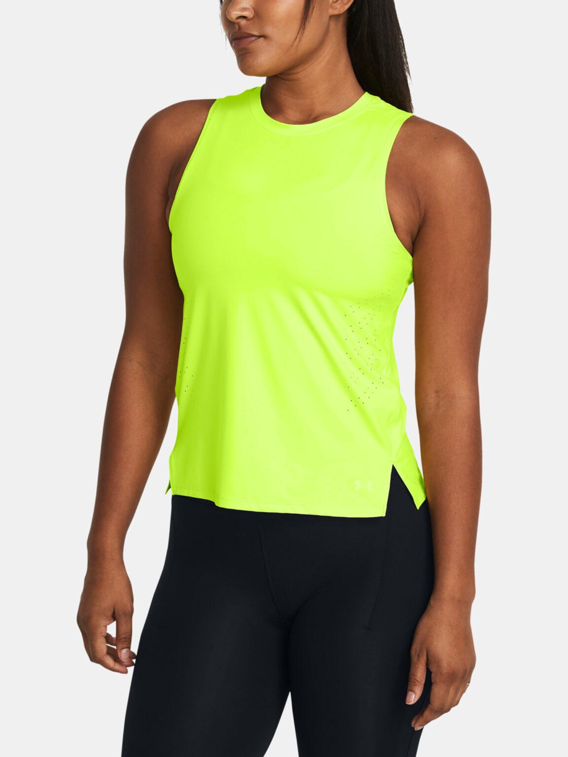 Under Armour Tank Top UA Launch Elite Tank-GRN - Women