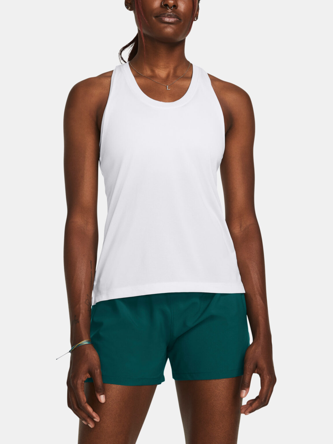 Under Armour Tank Top UA Launch Singlet-WHT - Women
