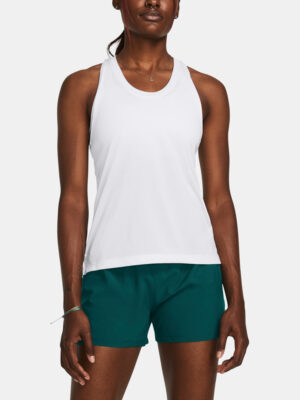 Under Armour Tank Top UA Launch Singlet-WHT - Women Under Armour Tank Top UA Launch Singlet-WHT - Women
