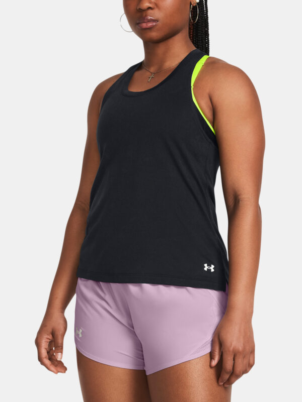 Under Armour Tank Top UA Launch Splatter Singlet-BLK - Women