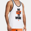 Under Armour Tank Top UA Pjt Rck Get to Work Tank-WHT - Men's