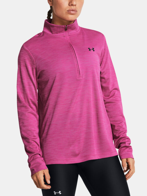 Under Armour Tech Textured 1/2 Zip-PNK Sweatshirt - Women