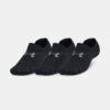 Under Armour UA Essential UltraLowTab 3pk-BLK Socks - unisex