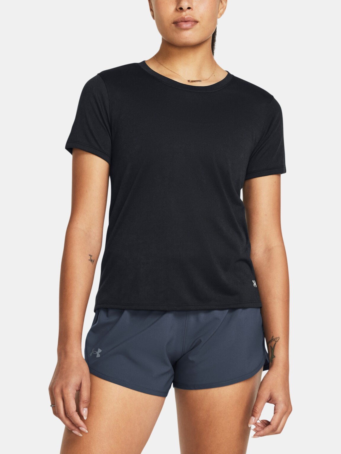 Under Armour UA Launch Splatter T-Shirt SS-BLK - Women