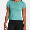Under Armour UA Launch Splatter T-Shirt SS-GRN - Women
