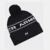 Under Armour UA Men's Halftime Pom Beanie - BLK - Men's