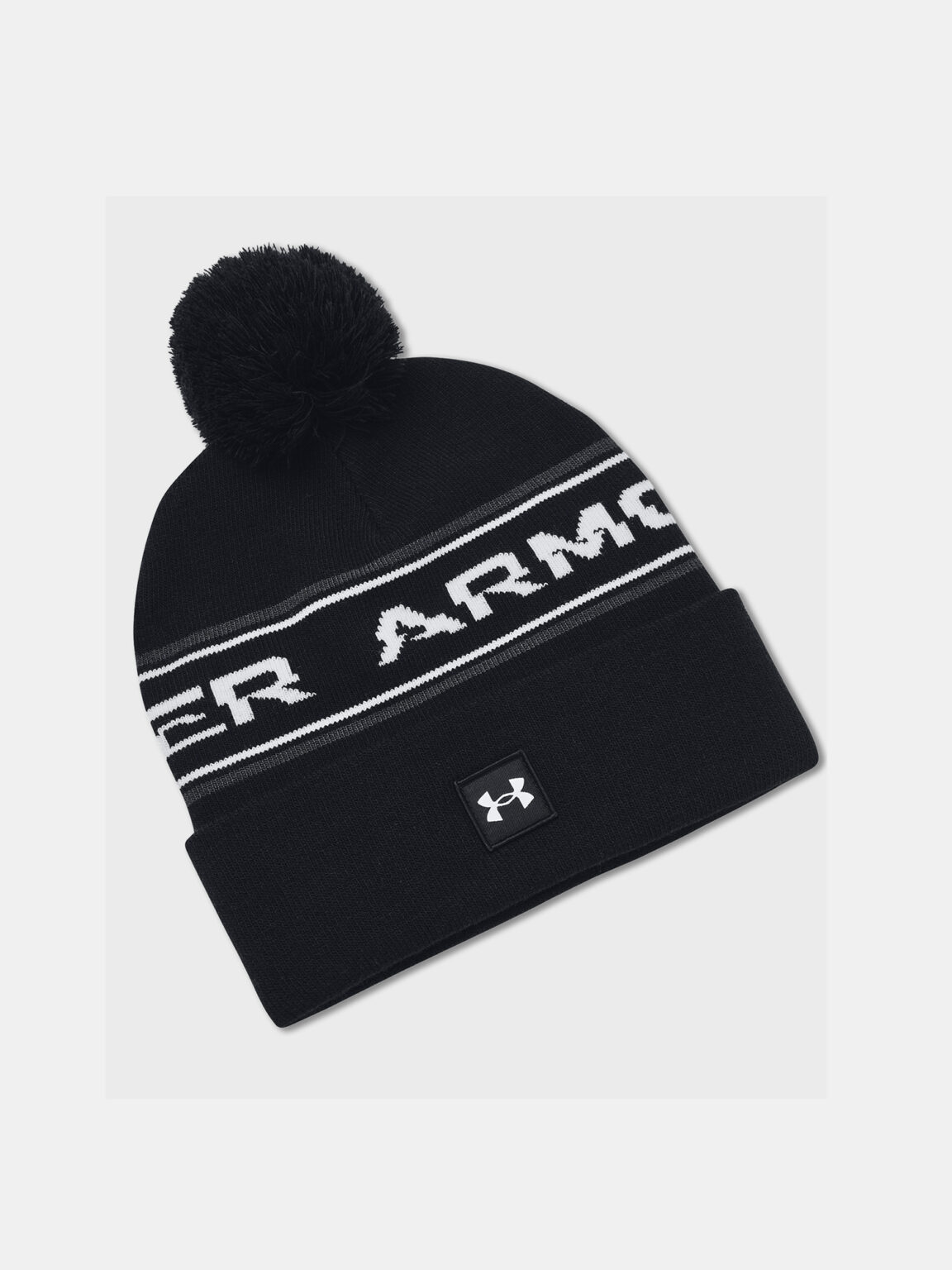 Under Armour UA Men's Halftime Pom Beanie - BLK - Men's