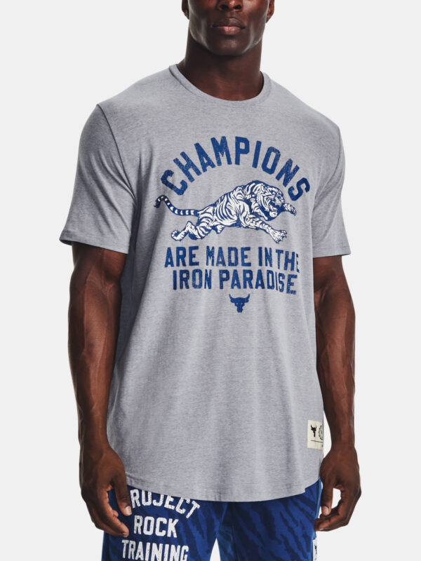 Under Armour UA PJT ROCK CHAMP SS-GRY T-Shirt - Men's