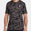 Under Armour UA Pjt Rck Payof AOP Graphic Dark Brown T-Shirt