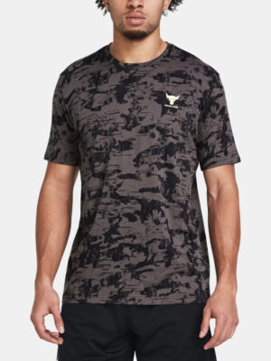 Under Armour UA Pjt Rck Payof AOP Graphic Dark Brown T-Shirt