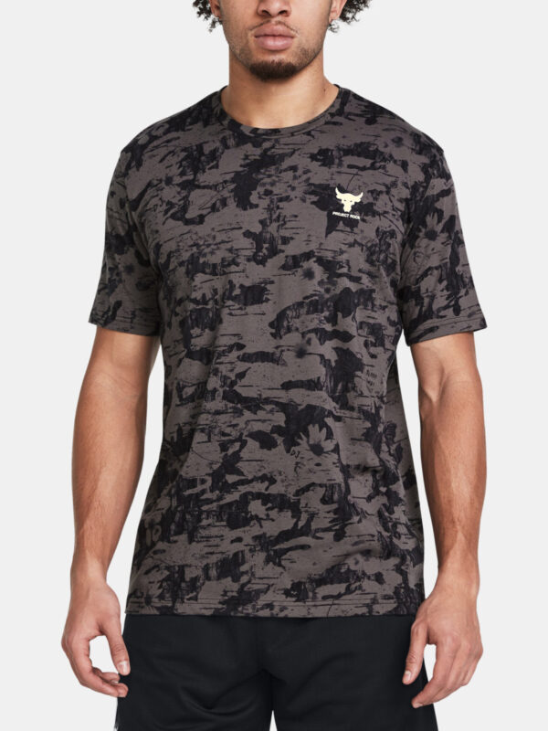 Under Armour UA Pjt Rck Payof AOP Graphic Dark Brown T-Shirt