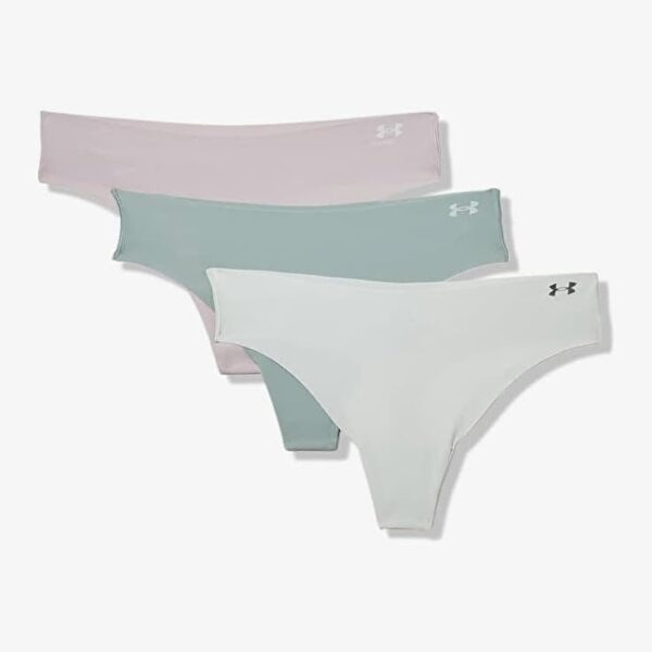 Under Armour UA Pure Stretch NS THONG 3-Pack Multicolor S-alacsony-ár