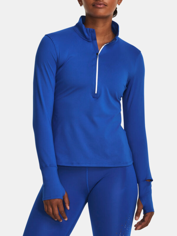 Under Armour UA Qualifier Run 1/2 Zip-BLU T-Shirt - Women