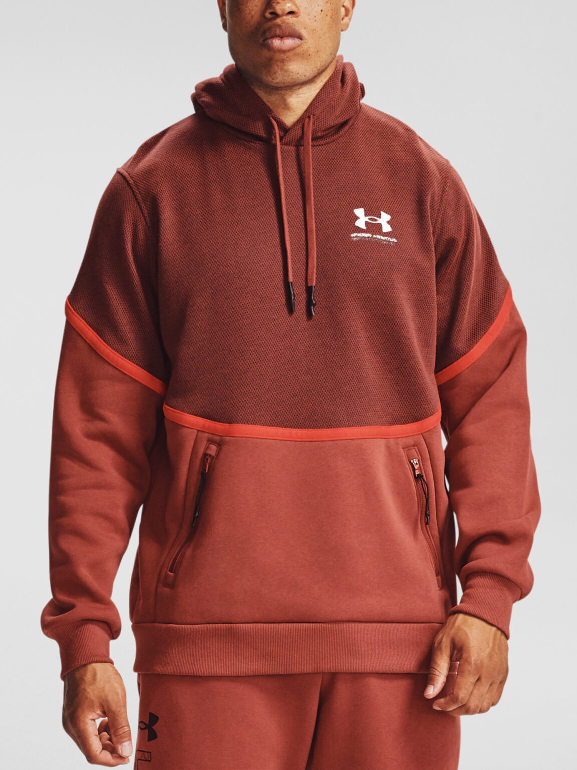 Under Armour UA Rival Gyapjú AMP HD-RED pulóver