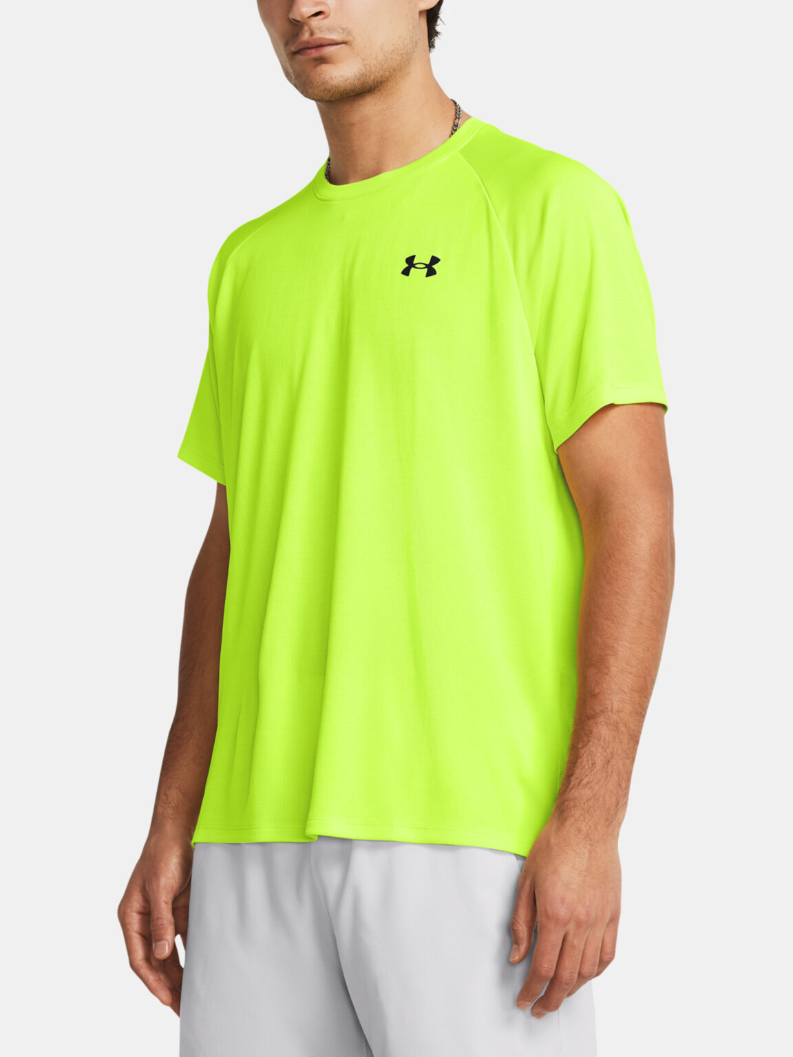 Under Armour UA Tech Textured T-Shirt SS-GRN - Men's