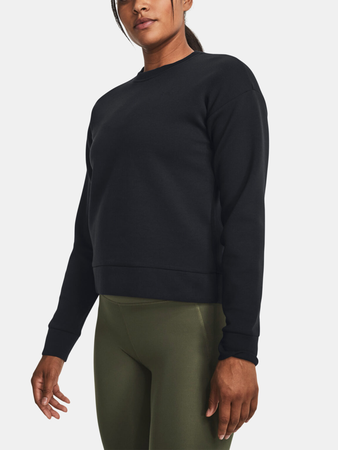 Under Armour Unstoppable Flc Crew-BLK Sweatshirt - Women