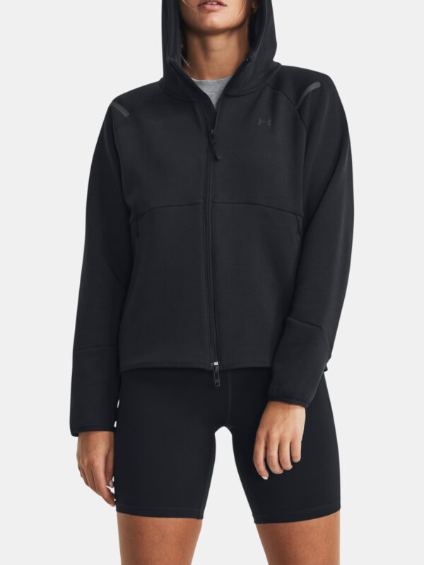 Under Armour Unstoppable Flc Sweatshirt FZ-BLK - Women