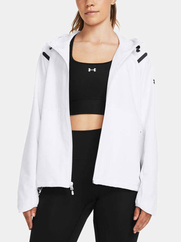 Under Armour Unstoppable Hooded Jacket-WHT - Women