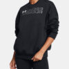 Under Armour Women's Sweatshirt Rival Fleece WordmarkOS Crew - Women's