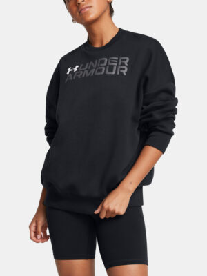 Under Armour Women's Sweatshirt Rival Fleece WordmarkOS Crew - Women's