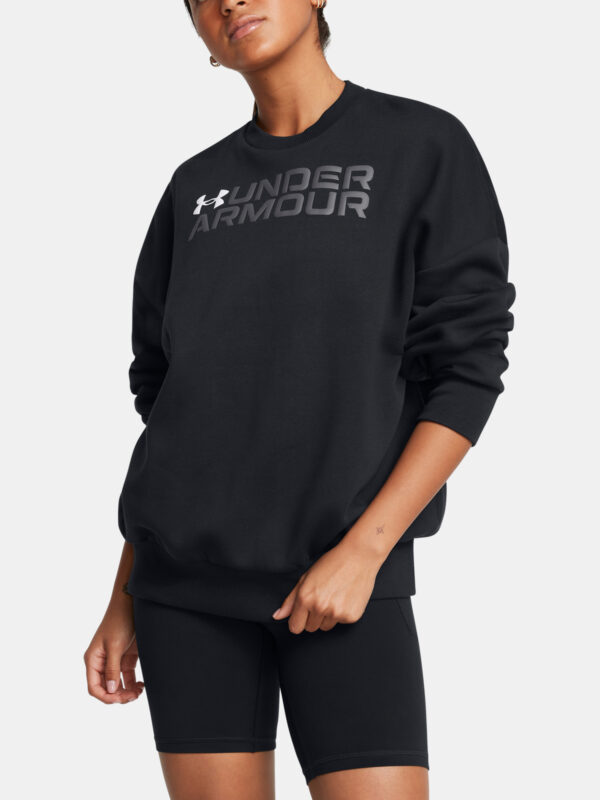 Under Armour Women's Sweatshirt Rival Fleece WordmarkOS Crew - Women's